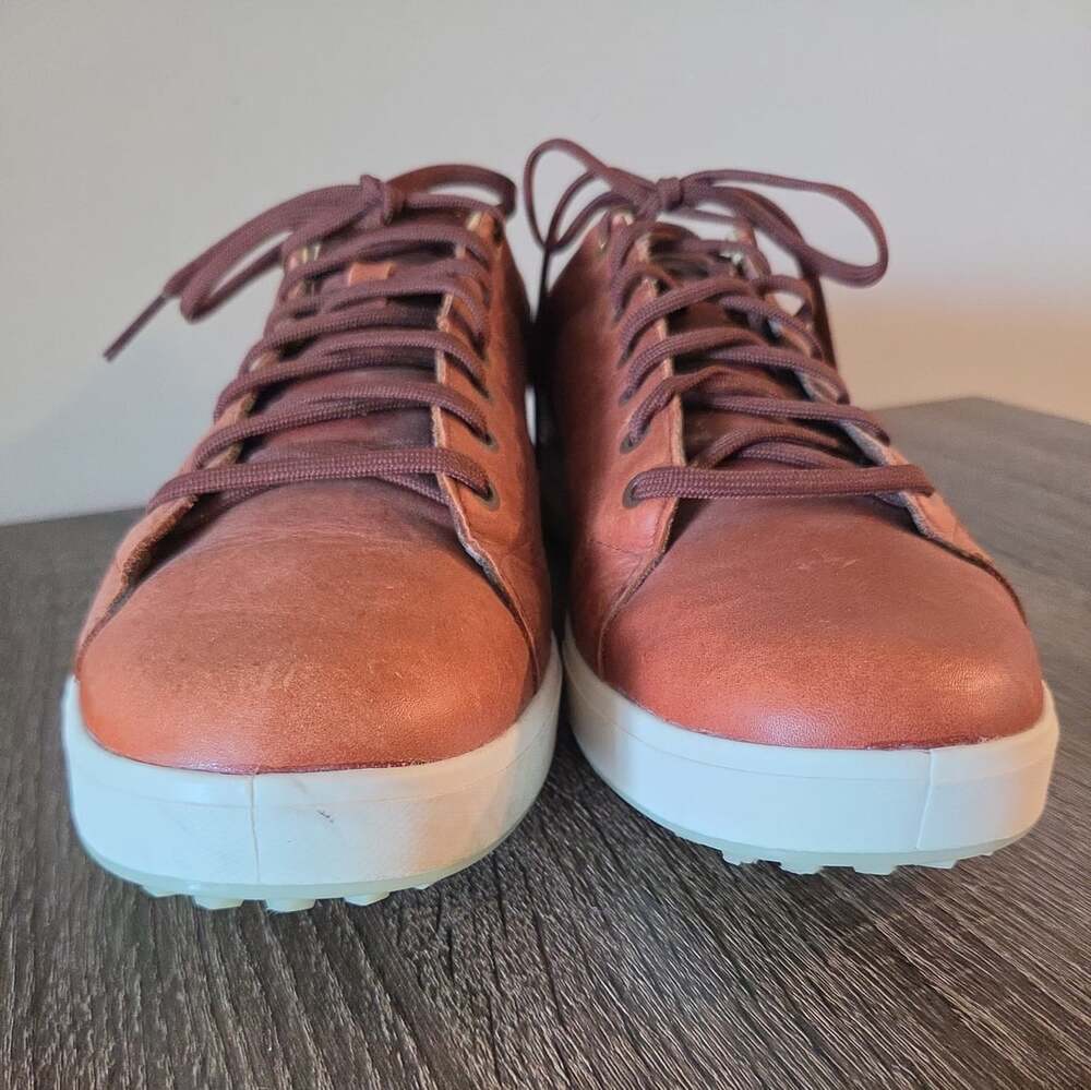 Adidas adiPure Brown Lace-Up Golf Shoes Men’s 10.5 - Picture 8 of 8